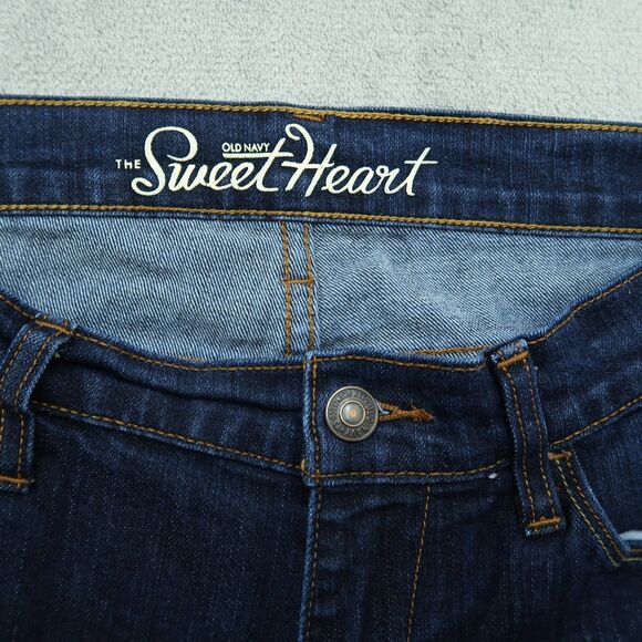 Old Navy Jeans Womens Size 6 Short Blue Mid-Rise Sweetheart Skinny 27.5" Inseam - Picture 8 of 13